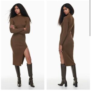 Aritzia | Wilfred Long Sleeve Knit Dress - Size S